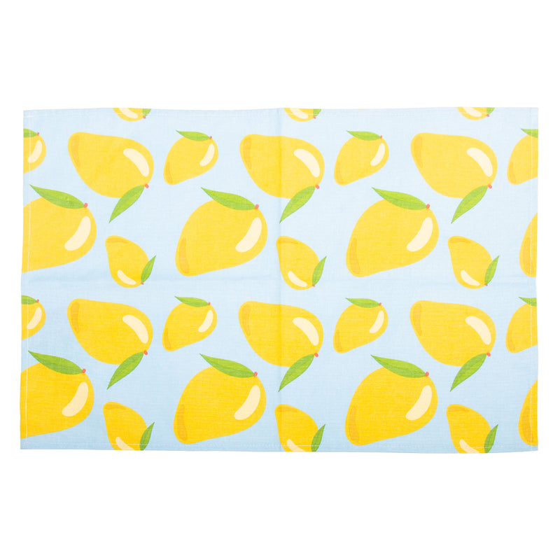 Lemon Print Kitchen Tea Towel