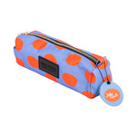Polka Dot Pencil Case | Blue & Red
