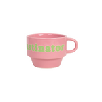 'The Procrastinator' Stackable Mug | Pink | 230ml