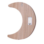 Wooden Moon Mirror with LED Lights