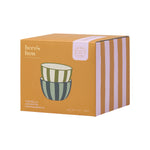 The Bella Dipping Bowls | Olive & Blue | Set of 2