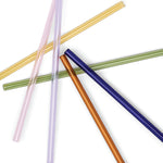 The Danny Glass Highball Straws | Multicolour | Set of 6