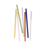 The Danny Glass Highball Straws | Multicolour | Set of 6
