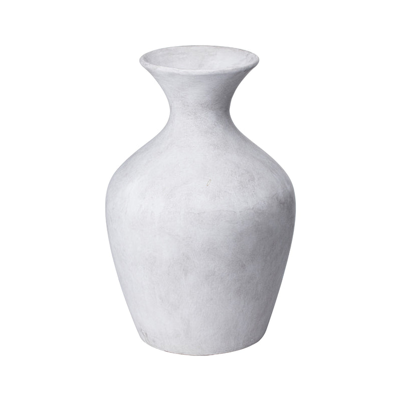 Darcy Ellipse Stoneware Vase | Grey | 36cm