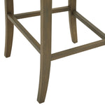 Epsom Rubberwood Bar Stool | Light Grey | 104cm