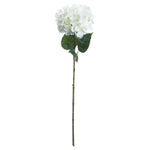 Faux Hydrangea Stem | White