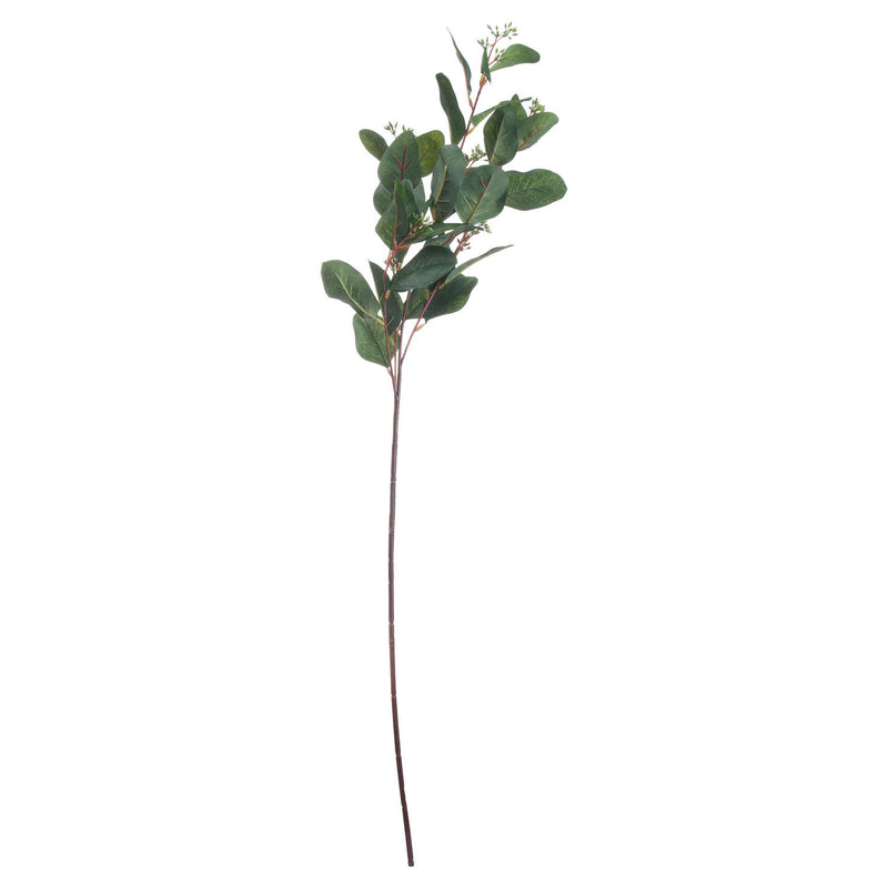 Faux Summer Seeded Eucalyptus Stem | Green
