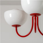 3 Dome Ceiling Light | Jam Red
