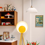 Glass Flower Pendant Ceiling Light | White