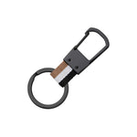 Iconic Keyring & Carabiner Clip with Tricolour Strap