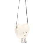 Amuseables Cream Heart Bag