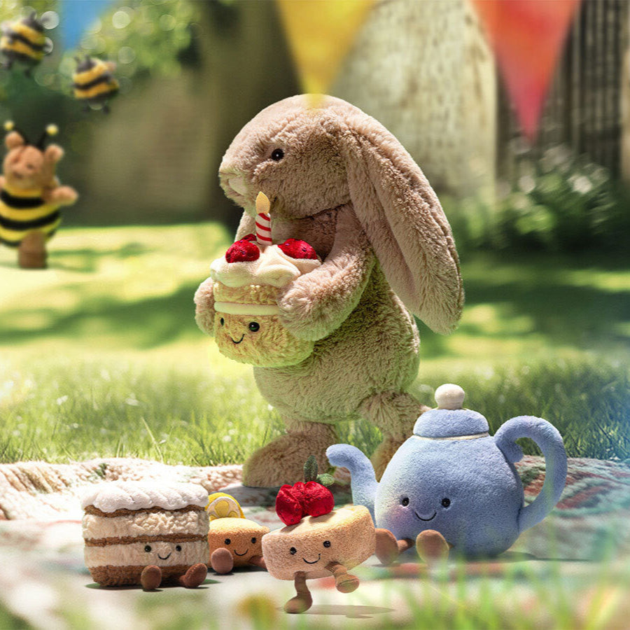 Jellycat | Bashful Beige Bunny 'Birthday' | About Living
