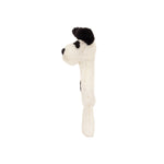 Bashful Black & Cream Puppy Ring Rattle | Baby Jellycat