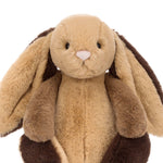 Bashful Patchwork Brown Bunny Soft Toy | Original