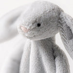 Bashful Silver Bunny Comforter