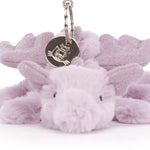 Lavender Dragon Bag Charm