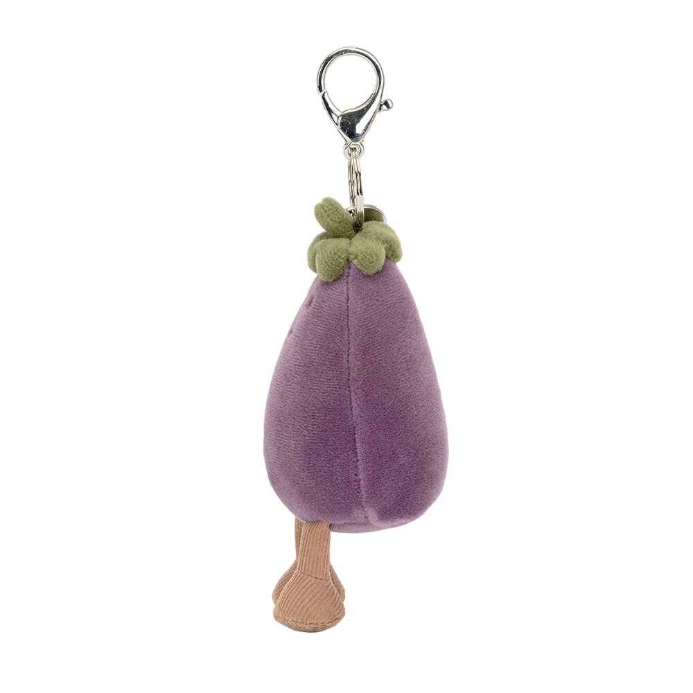 Buy Jellycat Vivacious Aubergine Bag Charm About Living