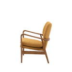 Jensen Mid-Century Modern Boucle Armchair | Ochre