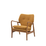 Jensen Mid-Century Modern Boucle Armchair | Ochre