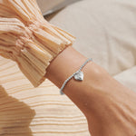 A Little Heart Jewellery Box 'Wonderful Mum' Bracelet | Silver Plated