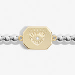 A Little 'Positive Vibes' Bracelet | Silver & Gold Plated