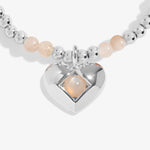 Birthstone A Little 'July' Sunstone Bracelet | Silver Plated