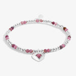 Birthstone A Little 'October' Tourmaline Bracelet | Silver Plated