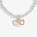 Hearts Bracelet Bar | Gold, Silver & Rose Gold Plated