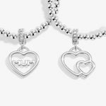 Infinity 'Wonderful Mum' Linked Bracelets | Silver Plated