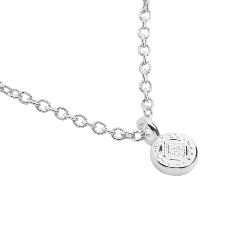 Mini Charms Coin Necklace | Silver Plated