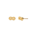Mini Charms Infinity Earrings | Gold Plated