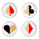 Dealer's Choice Canape Plate Set | 4 Piece