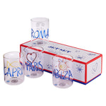 Jet Set Glassware Set | 4 Piece