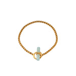 Azura T-Bar Bracelet | Gold Coated