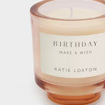 'Birthday' Sentiment Candle | Peach Rose & Sweet Mandarin
