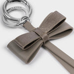 Bow Bag Charm Keyring | Dreamer | Silver Mink & Pewter Sparkle