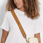 Detachable Vegan Leather Bag Strap | Tan