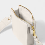 Effie Slim Crossbody Bag | Off White