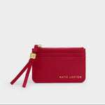 Gift Boxed Coin & Cardholder | Garnet Red