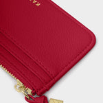 Gift Boxed Coin & Cardholder | Garnet Red
