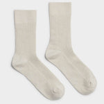 Gift Boxed Duo Socks | Taupe Fluffy & Off White Sparkle