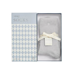 Gift Boxed Fluffy Star Socks | Pale Grey