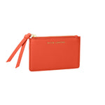 Hallie Coin & Card Holder | Deep Orange