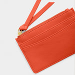 Hallie Coin & Card Holder | Deep Orange