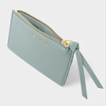 Hallie Coin & Card Holder | Duck Egg Blue