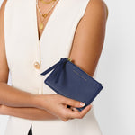 Hallie Coin & Card Holder | Midnight Blue