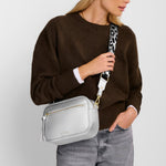 Hallie Crossbody Bag | Silver