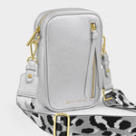 Hallie Crossbody Bag | Silver | Small