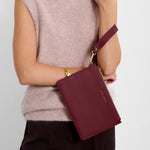 Hallie Wristlet Pouch | Cherry