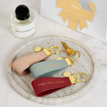 'Home Sweet Home' Sentiment Loop Keyring | Sage